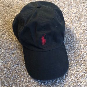 Black Polo baseball cap